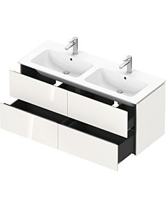 Duravit L-Cube vanity unit LC625902222 Weiß Hochglanz , 129x55x48.1cm, 4 drawers