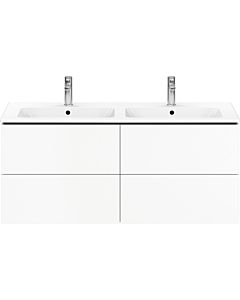 Duravit L-Cube meuble sous vasque LC625901818 Weiß Matt , 129x55x48,1cm, 4 tiroirs