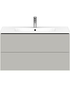 Duravit L-Cube vanity unit LC624200707 102 x 48, 2000 cm, concrete gray matt, 2 drawers, wall-hung