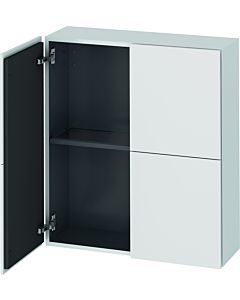 Duravit L-Cube Halbhochschrank LC116701818 70x24,3x80cm, 2 Türen, weiß matt
