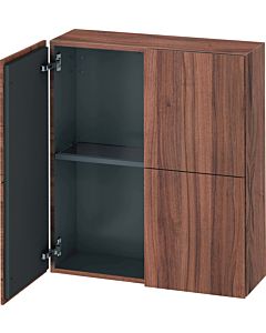 Duravit L-Cube Halbhochschrank LC116707979 70x24,3x80cm, 2 Türen, nussbaum natur