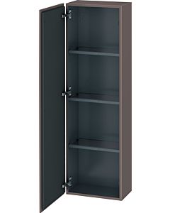 L-Cube Duravit tall cabinet LC1168L4343 40x24.3x132cm, door on the left, basalt matt