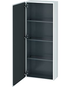 Duravit L-Cube armoire moyenne haute LC1169L8585 50x24,3x132cm, porte à gauche, blanc brillant