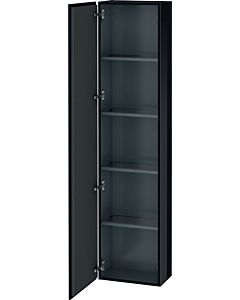Duravit L-Cube Hochschrank LC1170L4040 40x24,3x176cm, Tür links, schwarz hochglanz