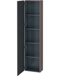 Duravit L-Cube LC1170L4343 40x24,3x176cm, porte à gauche, basalte mat