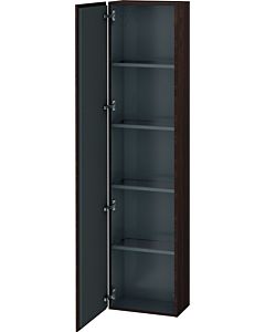 Duravit L-Cube cabinet LC1170L6969 40x24.3x176cm, door on the left, brushed walnut