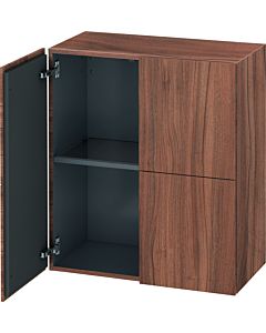 Duravit L-Cube Halbhochschrank LC117707979 70x36,3x80cm, 2 Türen, nussbaum natur