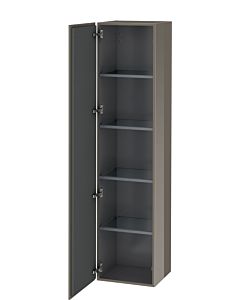 Duravit L-Cube cabinet LC1180L8989 40x36.3x176cm, door on the left, flannel gray high gloss