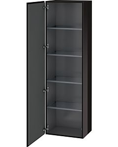 Duravit L-Cube Hochschrank LC1181L4040 50x36,3x176cm, Tür links, schwarz hochglanz