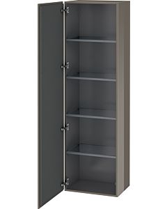 Duravit L-Cube cabinet LC1181L8989 50x36.3x176cm, door on the left, flannel gray high gloss