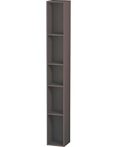 Duravit L-Cube LC120604343 18x18x140cm, 5 compartiments, vertical, basalte mat