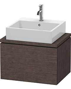 Duravit L-Cube Waschtisch-Unterschrank LC580007272 62 x 47,7 cm, eiche dunkel gebürstet, für Konsole, 1 Auszug