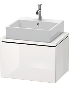 Duravit L-Cube vanity unit LC580008585 62 x 47.7 cm, white high gloss, for console, 2000 pull-out