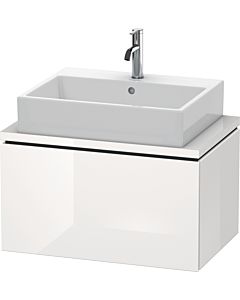 Duravit L-Cube vanity unit LC580102222 72 x 47.7 cm, white high gloss, for console, 2000 pull-out