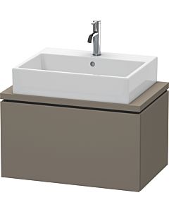 L-Cube Duravit vasque LC580109090 72 x 47,7 cm, flanelle gris soie mat, pour console, coulissant 2000