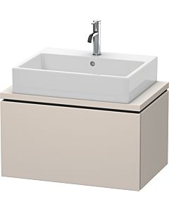 Duravit L-Cube vanity unit LC580109191 72 x 47.7 cm, matt taupe, for console, 2000 pull-out