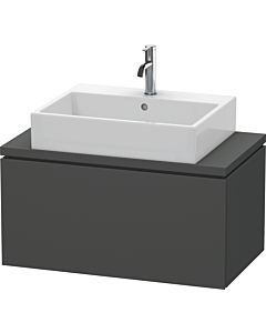 Duravit L-Cube Waschtisch-Unterschrank LC580204949 82 x 47,7 cm, graphit matt, für Konsole, 1 Auszug