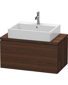 Duravit L-Cube vanity unit LC580206969 82 x 47.7 cm, brushed walnut, for console, 2000 pull-out