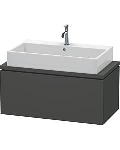 Duravit L-Cube Waschtisch-Unterschrank LC580304949 92 x 47,7 cm, graphit matt, für Konsole, 1 Auszug