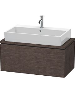 Duravit L-Cube vanity unit LC580307272 92 x 47.7 cm, brushed dark oak, for console, 2000 pull-out