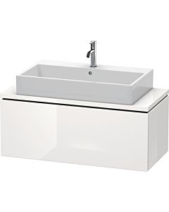 L-Cube Duravit vasque LC580408585 102 x 47,7 cm, blanc brillant, pour console, 2000 coulissant
