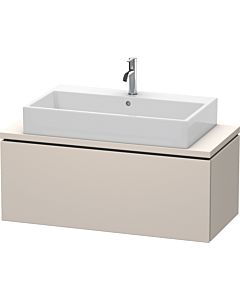 Duravit L-Cube vanity unit LC580409191 102 x 47.7 cm, matt taupe, for console, 2000 pull-out