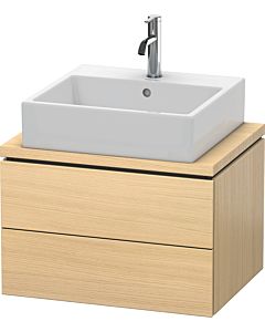 Duravit L-Cube vanity unit LC580507171 62 x 47.7 cm, Mediterranean oak, for console, 2 drawers