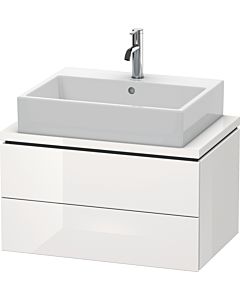 Duravit L-Cube vanity unit LC580608585 72 x 47.7 cm, white high gloss, for console, 2 drawers