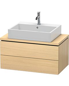Duravit L-Cube vanity unit LC580707171 82 x 47.7 cm, Mediterranean oak, for console, 2 drawers