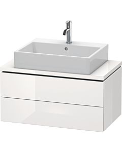 Duravit L-Cube vanity unit LC580708585 82 x 47.7 cm, white high gloss, for console, 2 drawers