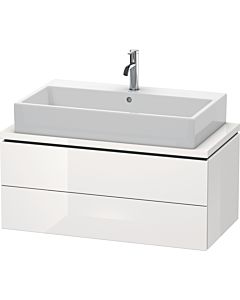 L-Cube Duravit vasque LC580808585 92 x 47,7 cm, blanc brillant, pour console, 2 tiroirs