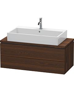 L-Cube Duravit vasque LC580906969 102 x 47,7 cm, noyer brossé, pour console, 2 tiroirs