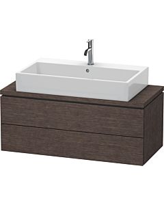 Duravit L-Cube Waschtisch-Unterschrank LC580907272 102 x 47,7 cm, eiche dunkel gebürstet, für Konsole, 2 Schubkästen
