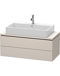 Duravit L-Cube vanity unit LC580909191 102 x 47.7 cm, matt taupe, for console, 2 drawers