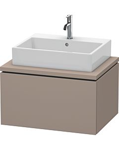 L-Cube Duravit vasque LC581104343 72 x 54,7 cm, basalte mat, pour console, 1 coulissant