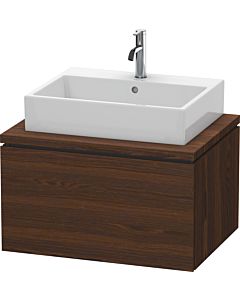 L-Cube Duravit vasque LC581106969 72 x 54,7 cm, noyer brossé, pour console, 1 coulissant