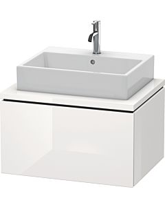L-Cube Duravit vasque LC581108585 72 x 54,7 cm, blanc brillant, pour console, 1 coulissant