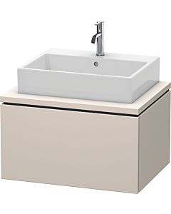Duravit L-Cube vanity unit LC581109191 72 x 54.7 cm, matt taupe, for console, 1 pull-out