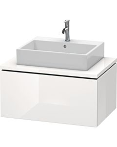 Duravit L-Cube vanity unit LC581202222 82 x 54.7 cm, white high gloss, for console, 1 pull-out