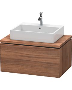 Duravit L-Cube vanity unit LC581207979 82 x 54.7 cm, natural walnut, for console, 1 pull-out