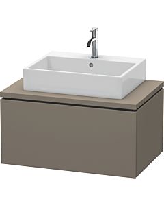 Duravit L-Cube Waschtisch-Unterschrank LC581209090 82 x 54,7 cm, flannel grey seidenmatt, für Konsole, 1Auszug