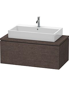 L-Cube Duravit vasque LC581407272 102 x 54,7 cm, chêne foncé brossé, pour console, 1 coulissant