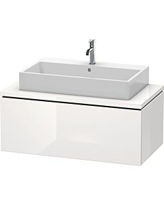 L-Cube Duravit vasque LC581408585 102 x 54,7 cm, blanc brillant, pour console, 1 coulissant