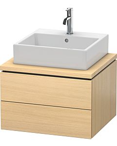 Duravit L-Cube vanity unit LC581507171 62 x 54.7 cm, Mediterranean oak, for console, 2 drawers