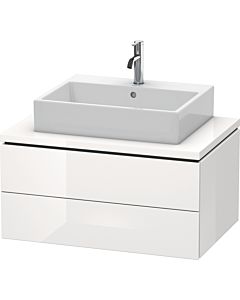 Duravit L-Cube vanity unit LC581702222 82 x 54.7 cm, white high gloss, for console, 2 drawers