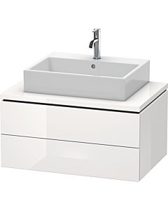 Duravit L-Cube vanity unit LC581708585 82 x 54.7 cm, white high gloss, for console, 2 drawers