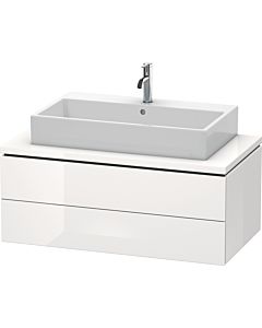 L-Cube Duravit vasque LC581902222 102 x 54,7 cm, blanc brillant, pour console, 2 tiroirs