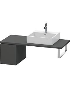 Duravit L-Cube meuble bas LC583004949 32 x 54,7 cm, graphite mat, pour console, 2000 coulissant