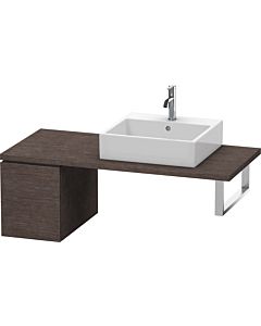 Duravit L-Cube Unterschrank LC583007272 32 x 54,7 cm, eiche dunkel gebürstet, für Konsole, 1 Auszug