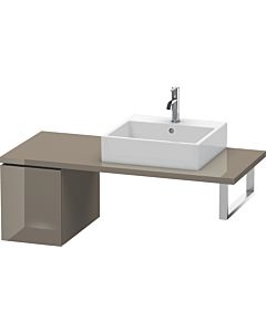 Duravit L-Cube meuble bas LC583008989 32 x 54,7 cm, gris flanelle brillant, pour console, coulissant 2000